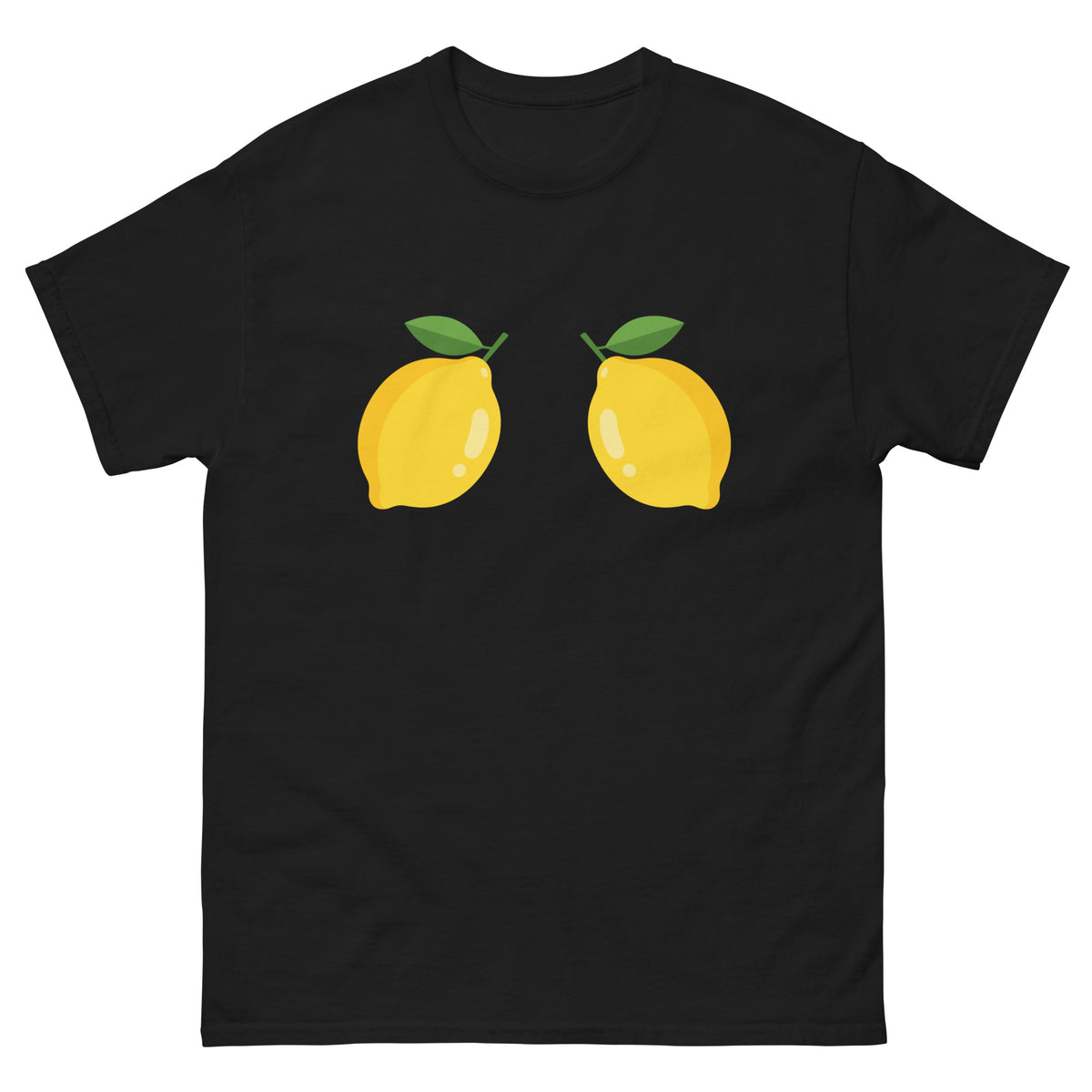 Lemons t-shirt in black #Black