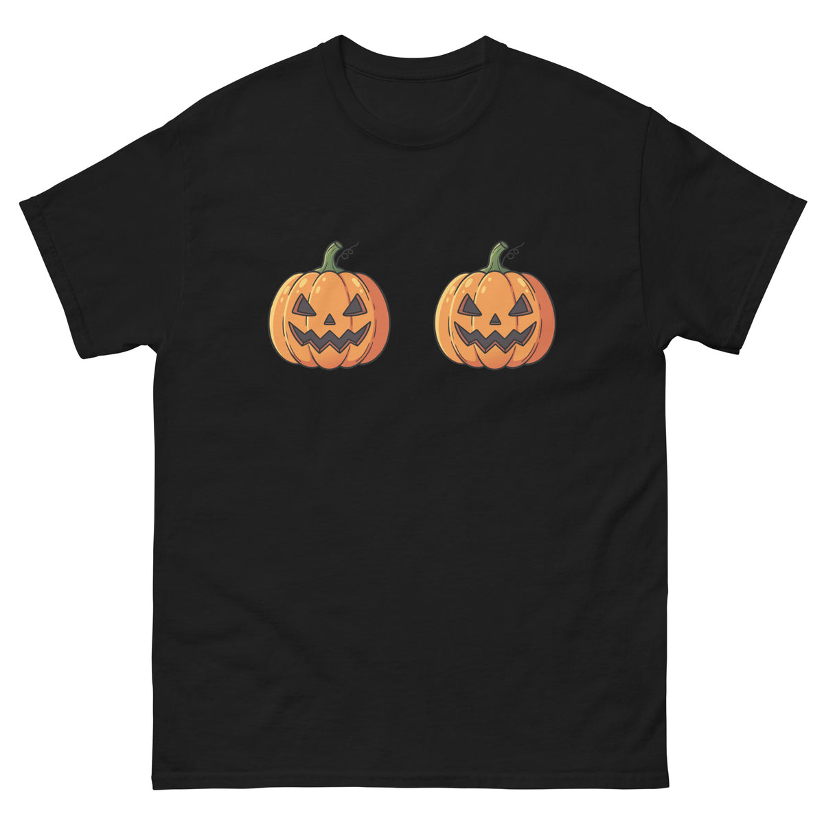 Pumpkins Halloween t-shirt in black