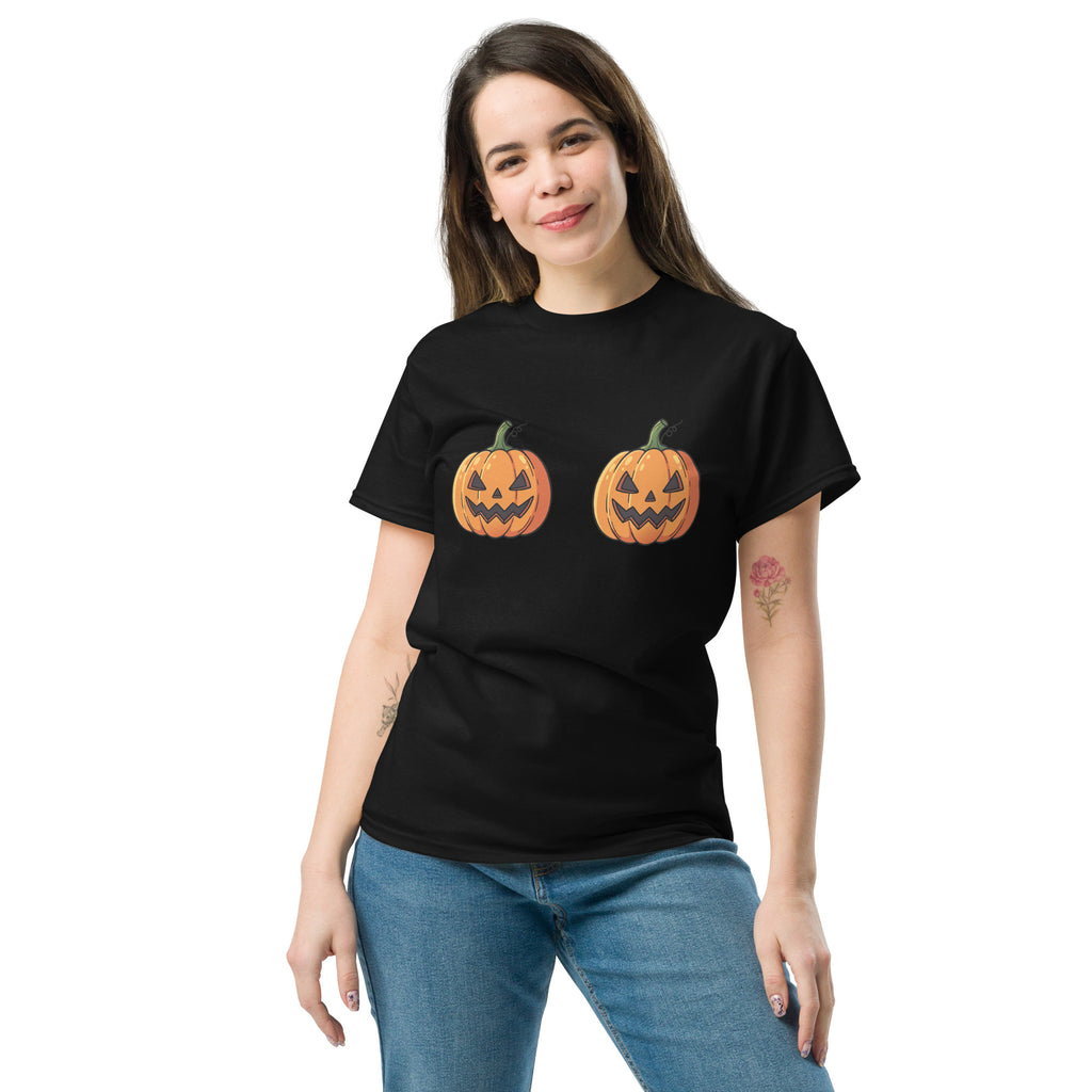 Pumpkins Halloween t-shirt in black