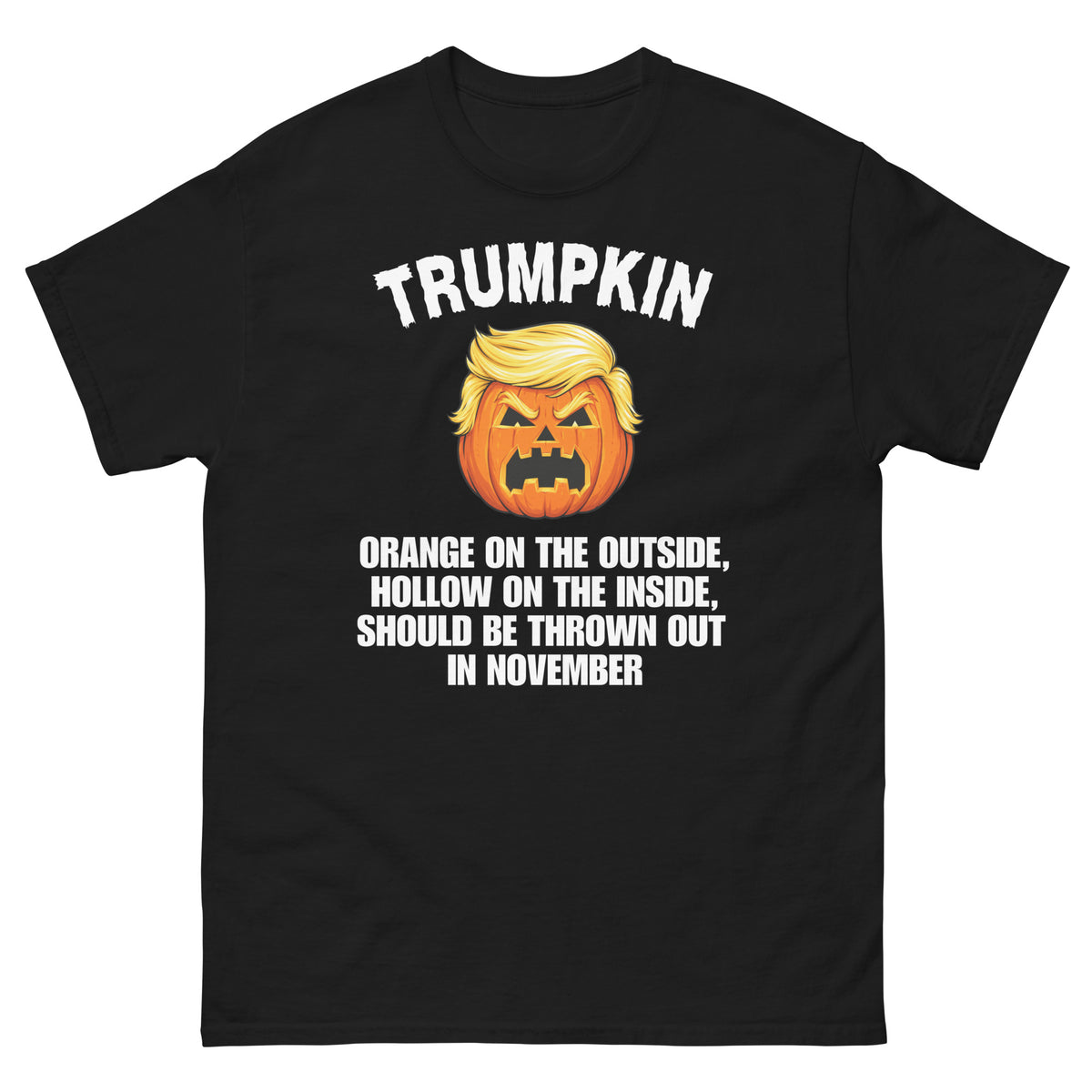 Trumpkin Halloween t-shirt in black