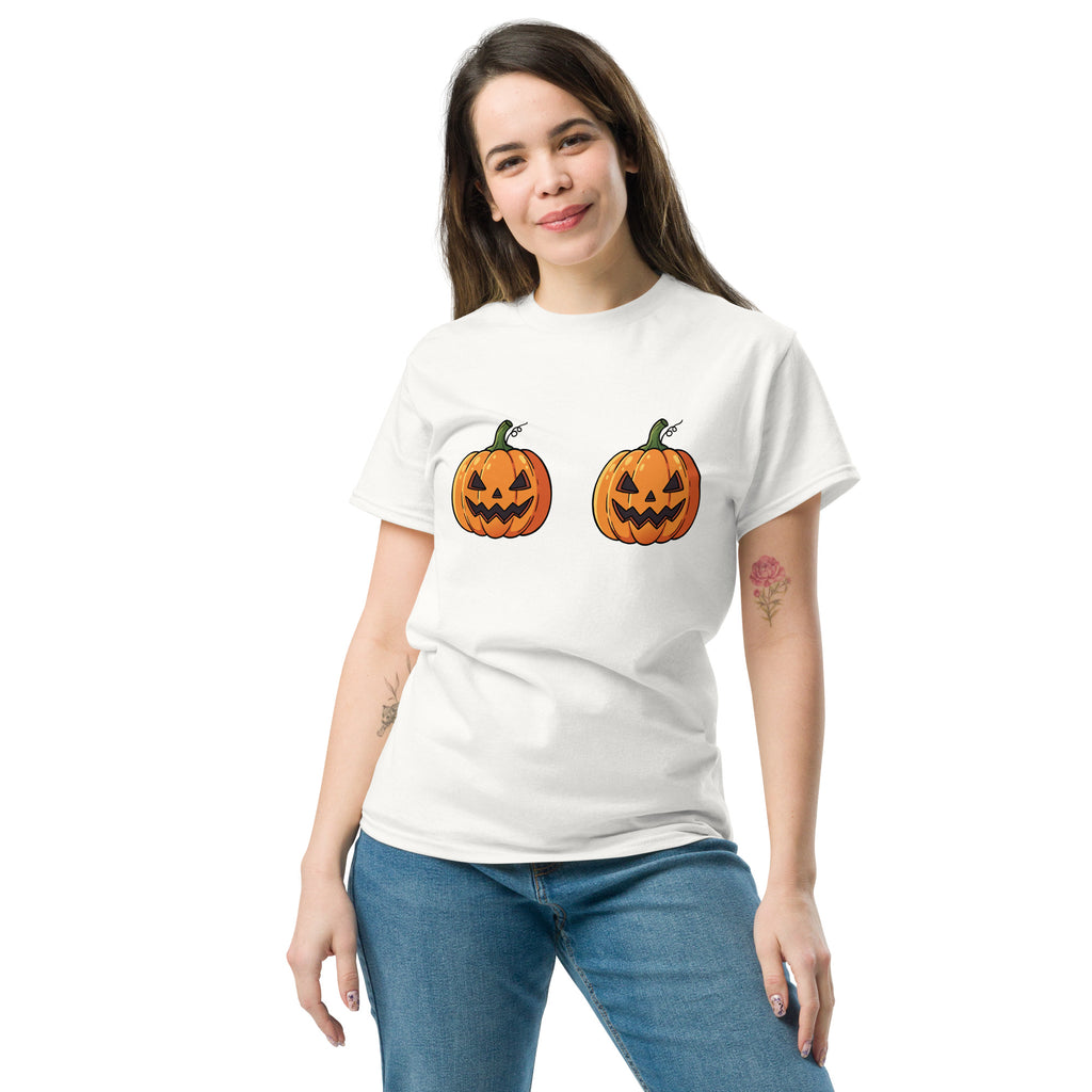 Pumpkins Halloween t-shirt in white