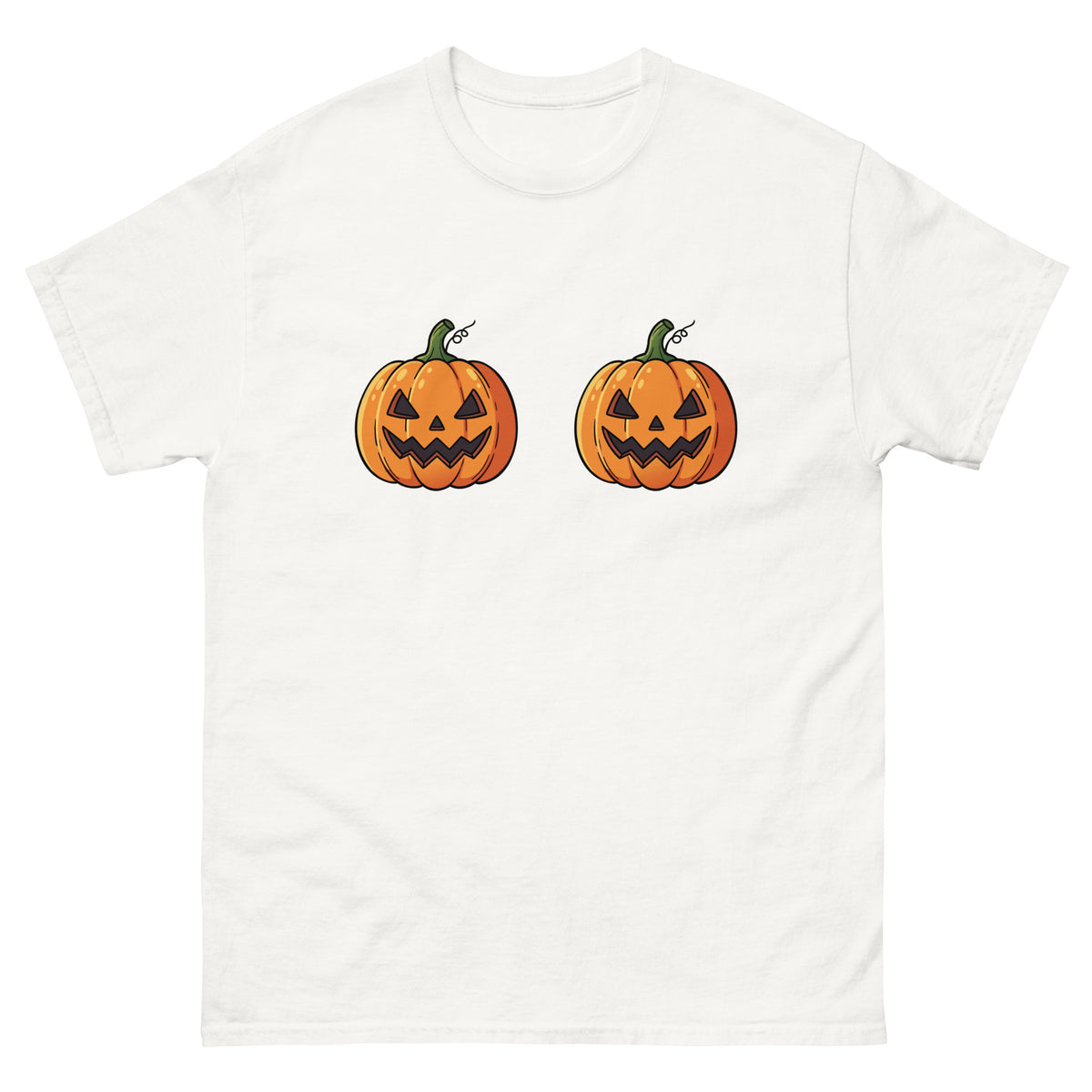 Pumpkins Halloween t-shirt in white