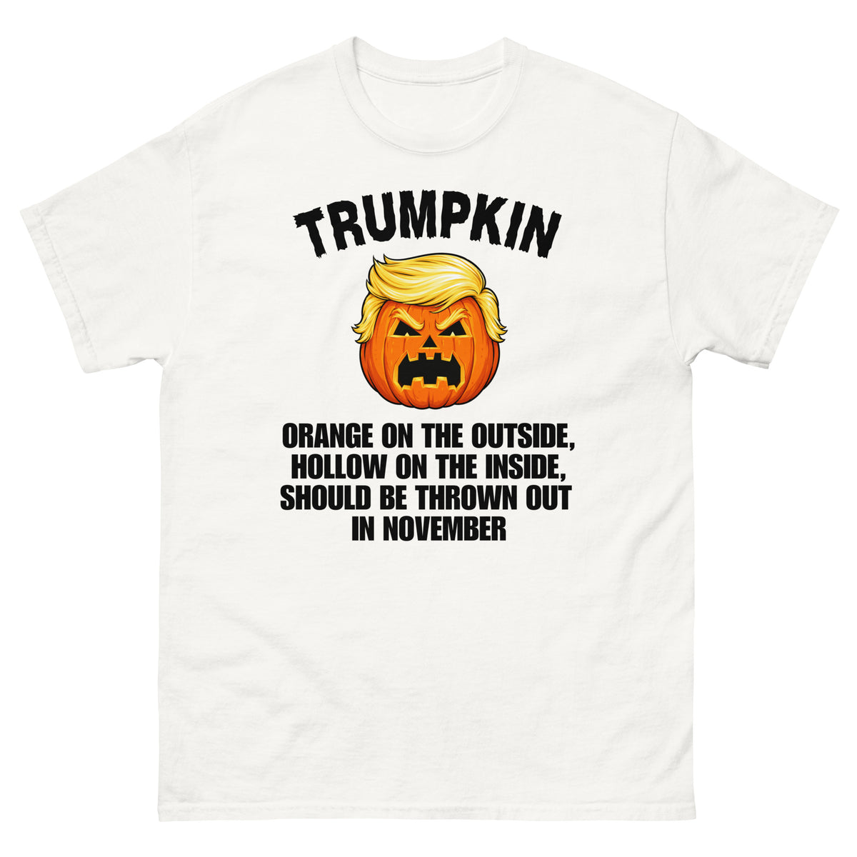 Trumpkin Halloween t-shirt in white